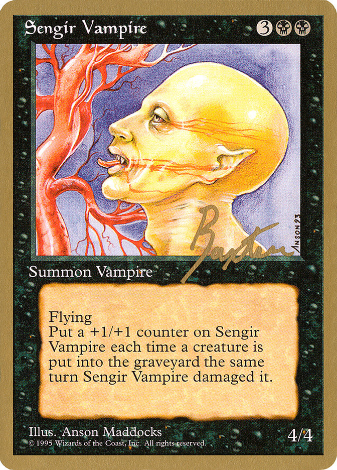 Sengir Vampire (George Baxter) [Pro Tour Collector Set] | Empire Gaming NC