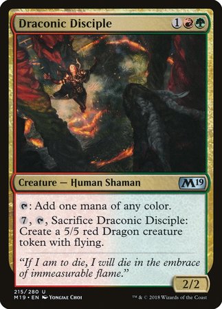 Draconic Disciple [Core Set 2019] | Empire Gaming NC