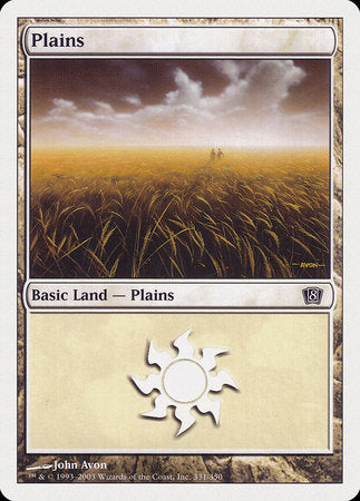 Plains (331) [Eighth Edition] | Empire Gaming NC