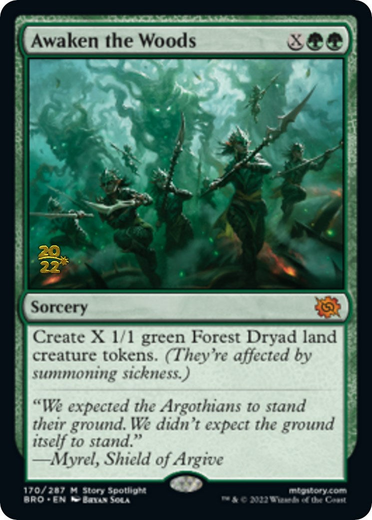 Awaken the Woods [The Brothers' War: Prerelease Promos] | Empire Gaming NC