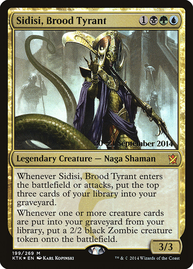 Sidisi, Brood Tyrant [Khans of Tarkir Promos] | Empire Gaming NC