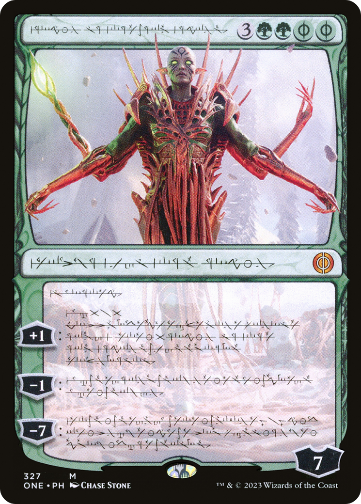 Nissa, Ascended Animist (Phyrexian) [Phyrexia: All Will Be One] | Empire Gaming NC