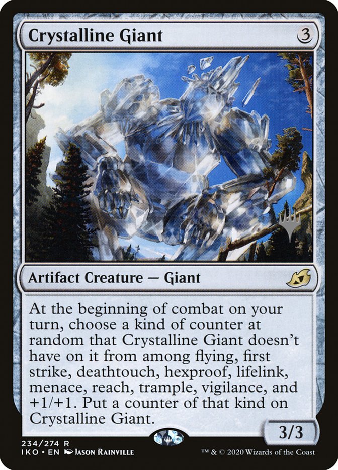 Crystalline Giant (Promo Pack) [Ikoria: Lair of Behemoths Promos] | Empire Gaming NC