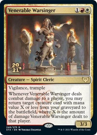 Venerable Warsinger [Strixhaven: School of Mages Prerelease Promos] | Empire Gaming NC