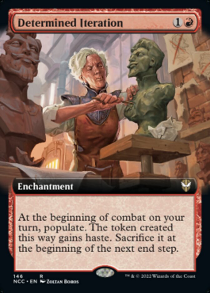 Determined Iteration (Extended Art) [Streets of New Capenna Commander] | Empire Gaming NC