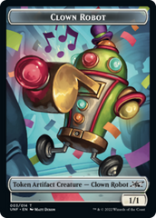 Clown Robot (003) // Treasure (013) Double-sided Token [Unfinity Tokens] | Empire Gaming NC