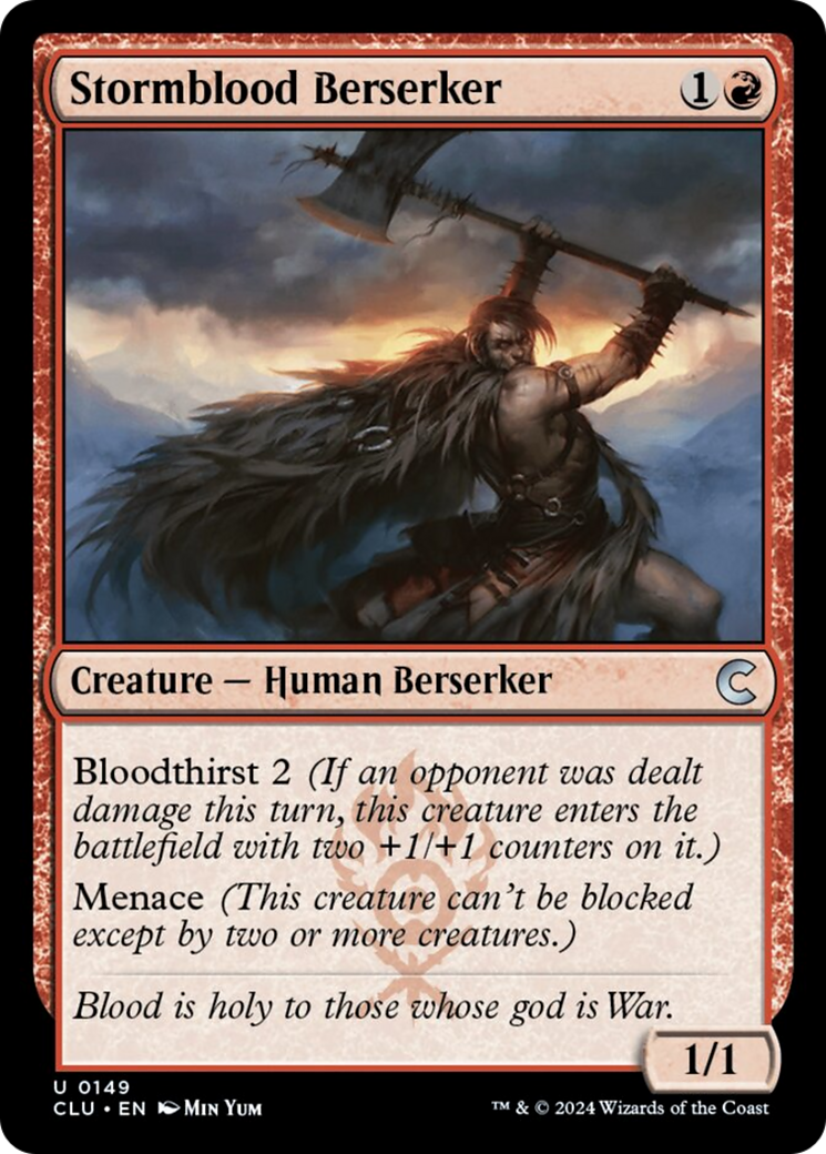 Stormblood Berserker [Ravnica: Clue Edition] | Empire Gaming NC