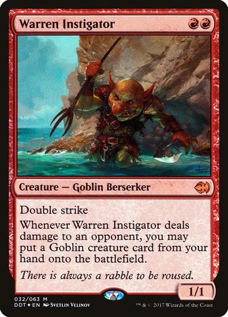 Warren Instigator [Duel Decks: Merfolk vs. Goblins] | Empire Gaming NC