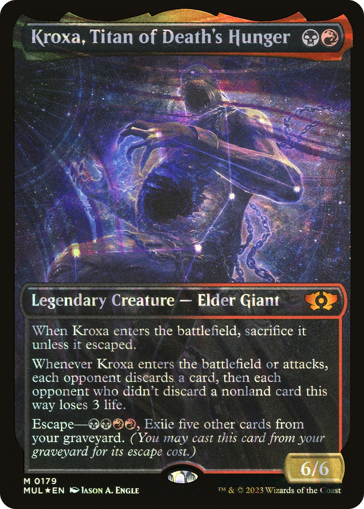 Kroxa, Titan of Death's Hunger (Halo Foil) [Multiverse Legends] | Empire Gaming NC