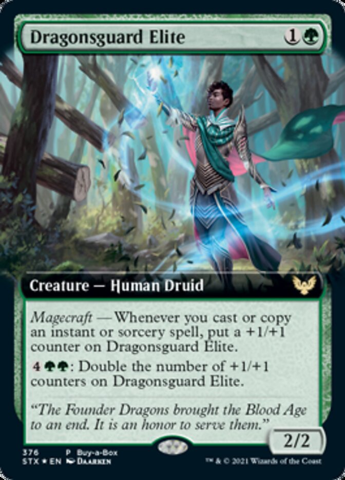 Dragonsguard Elite (Buy-A-Box) [Strixhaven: School of Mages Promos] | Empire Gaming NC