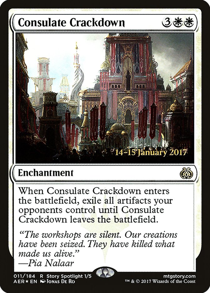 Consulate Crackdown [Aether Revolt Prerelease Promos] | Empire Gaming NC