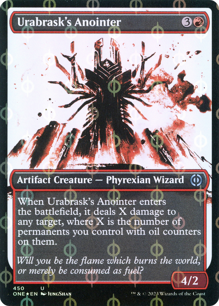 Urabrask's Anointer (Showcase Ichor Step-and-Compleat Foil) [Phyrexia: All Will Be One] | Empire Gaming NC