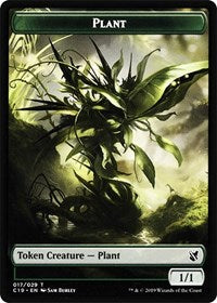 Plant // Morph Double-sided Token [Commander 2019 Tokens] | Empire Gaming NC