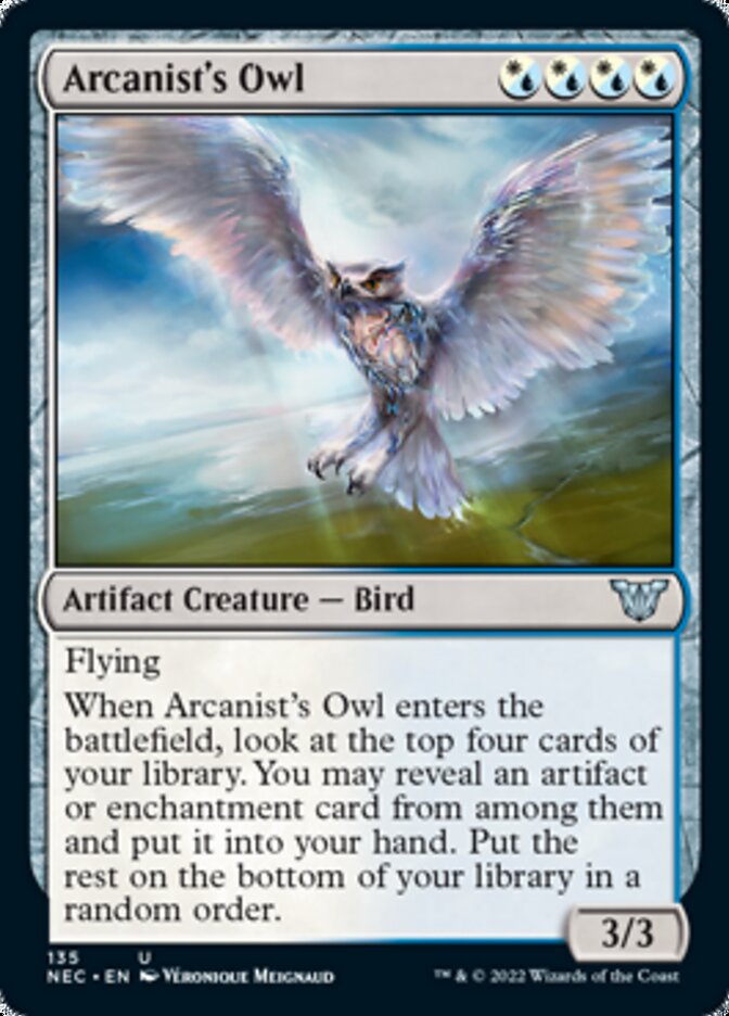 Arcanist's Owl [Kamigawa: Neon Dynasty Commander] | Empire Gaming NC