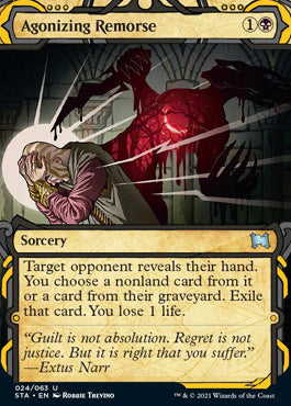 Agonizing Remorse (Etched Foil) [Strixhaven Mystical Archive] | Empire Gaming NC