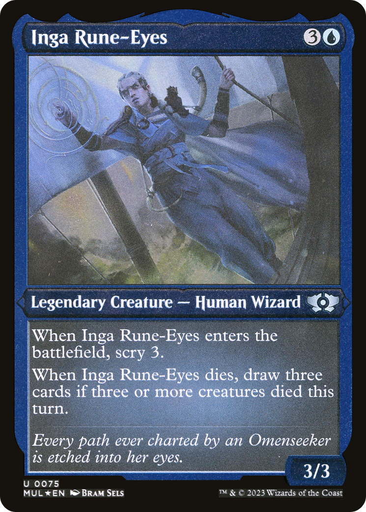 Inga Rune-Eyes (Foil Etched) [Multiverse Legends] | Empire Gaming NC