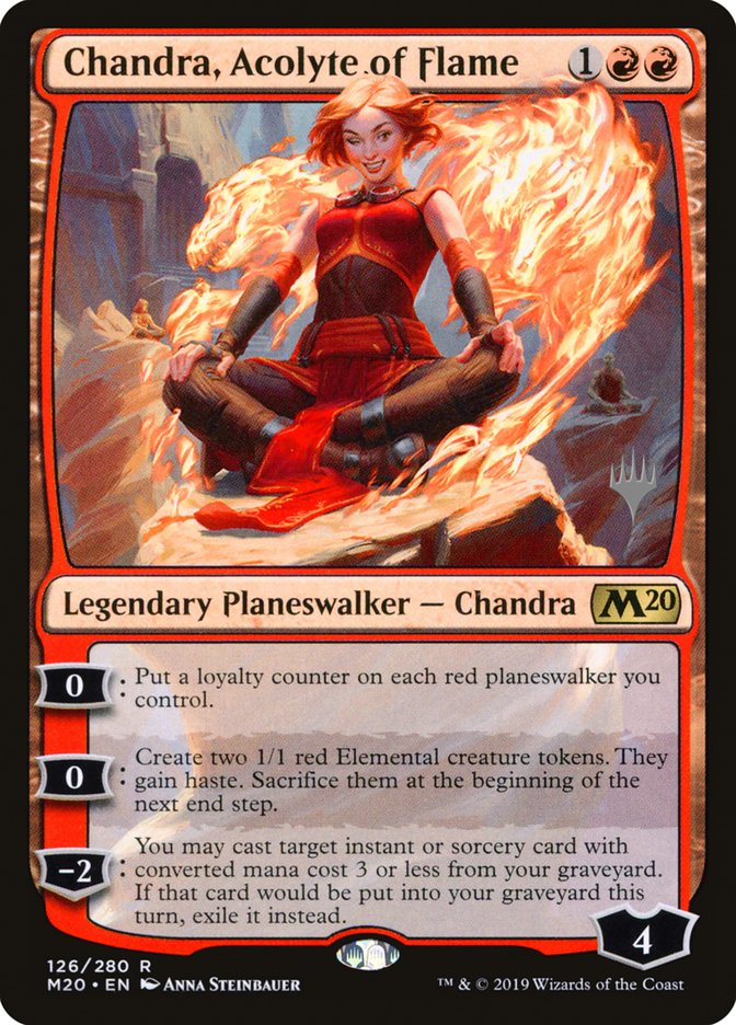 Chandra, Acolyte of Flame [Core Set 2020 Promos] | Empire Gaming NC