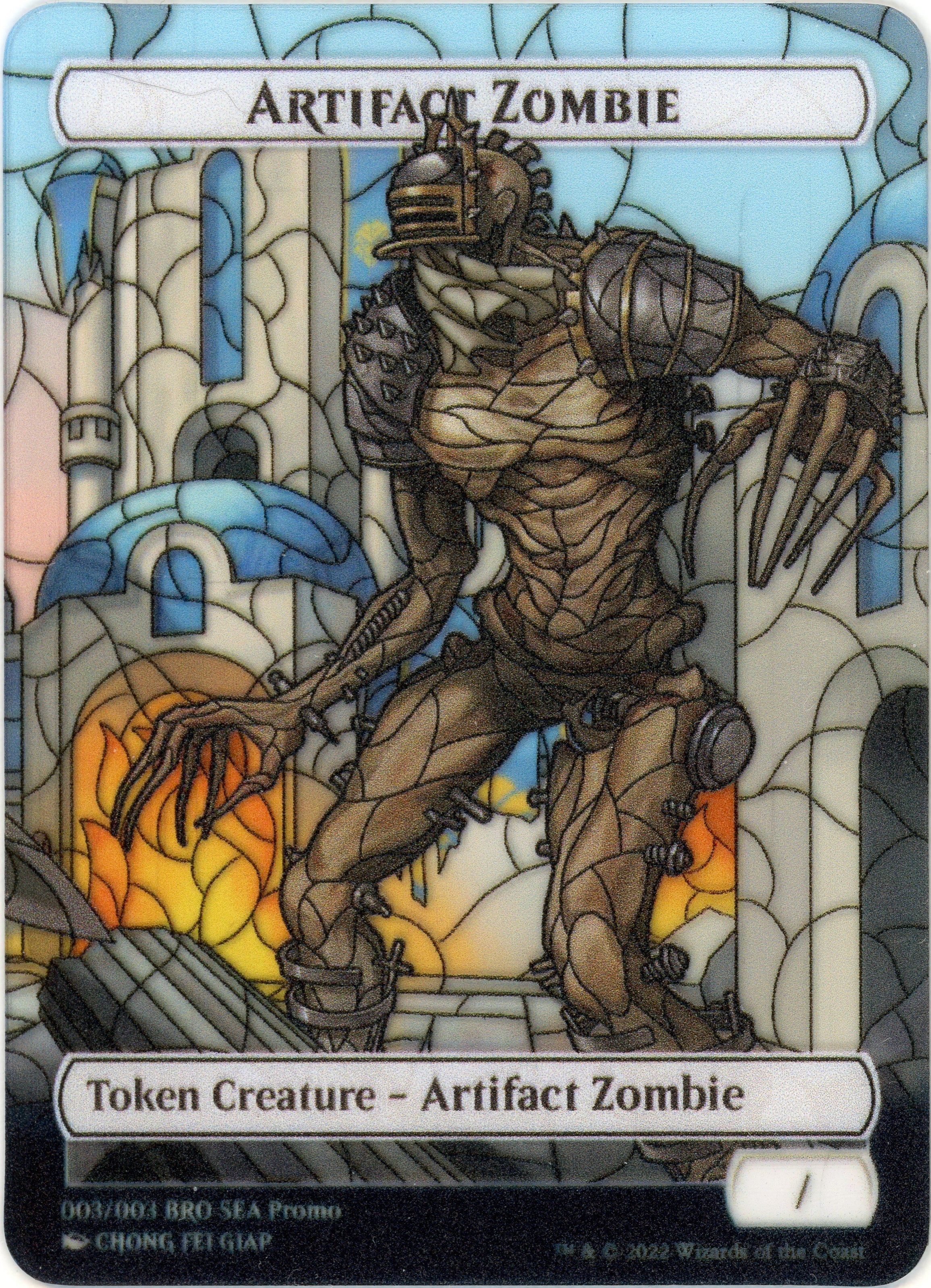 Artifact Zombie Token (SEA Exclusive) [The Brothers' War Tokens] | Empire Gaming NC