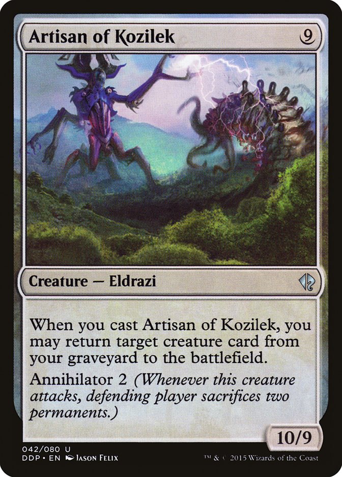 Artisan of Kozilek [Duel Decks: Zendikar vs. Eldrazi] | Empire Gaming NC