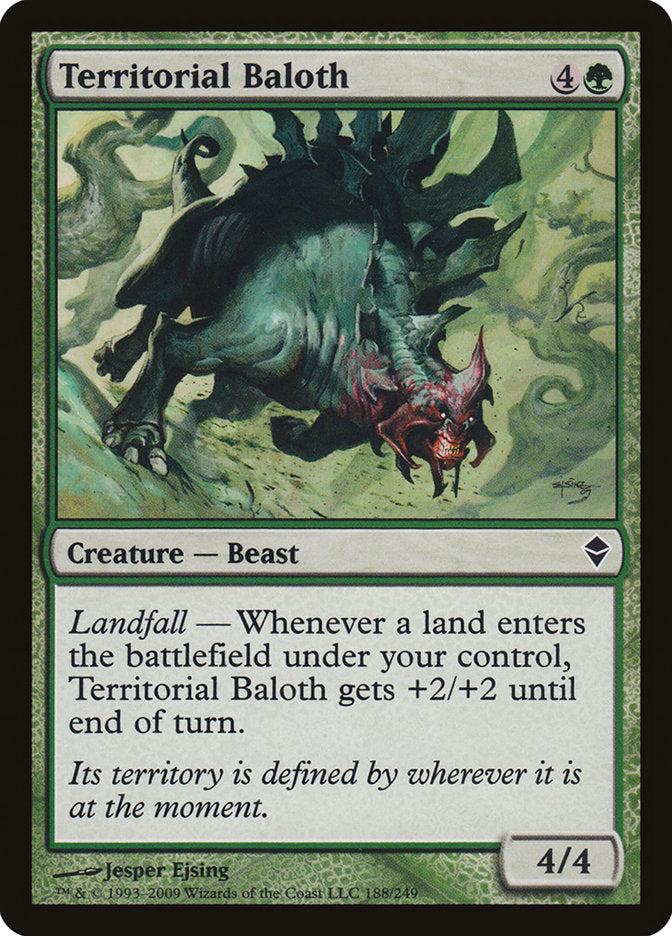 Territorial Baloth [Zendikar] | Empire Gaming NC