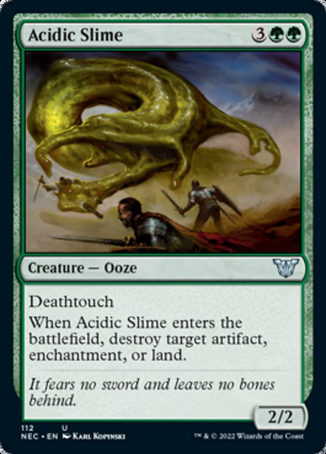 Acidic Slime [Kamigawa: Neon Dynasty Commander] | Empire Gaming NC