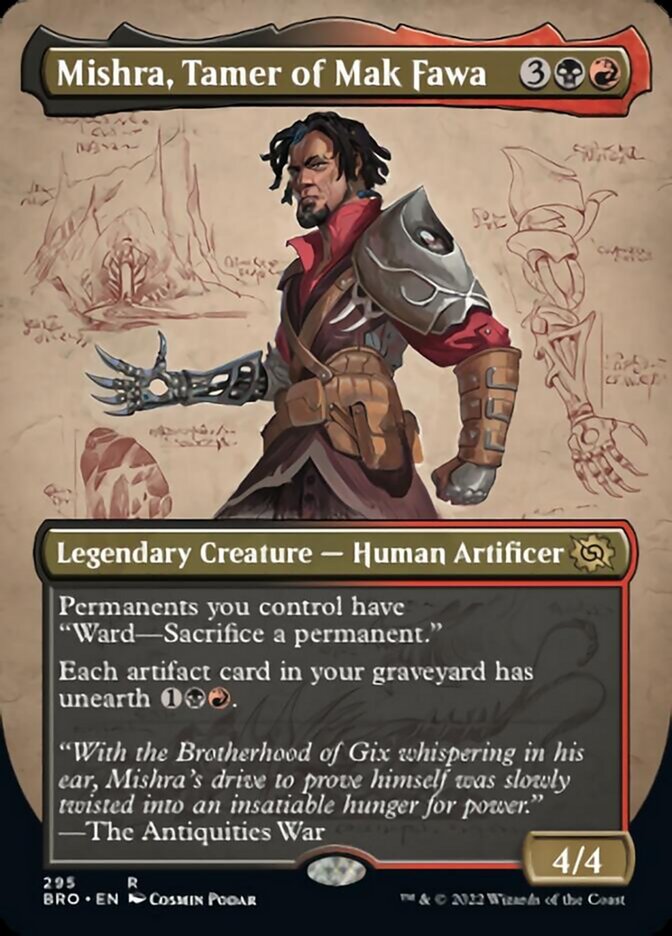 Mishra, Tamer of Mak Fawa (Borderless Alternate Art) [The Brothers' War] | Empire Gaming NC