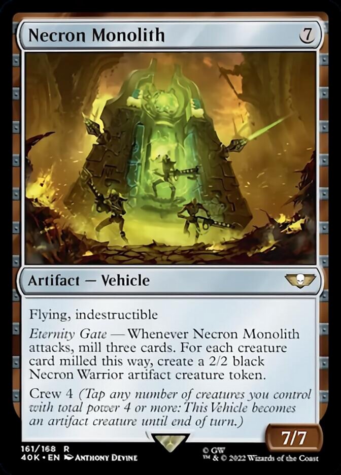 Necron Monolith (Surge Foil) [Universes Beyond: Warhammer 40,000] | Empire Gaming NC