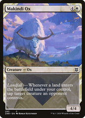 Makindi Ox (Showcase) [Zendikar Rising] | Empire Gaming NC