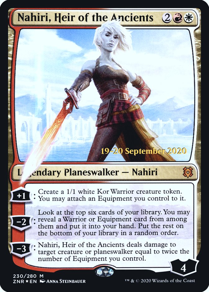 Nahiri, Heir of the Ancients  [Zendikar Rising Prerelease Promos] | Empire Gaming NC