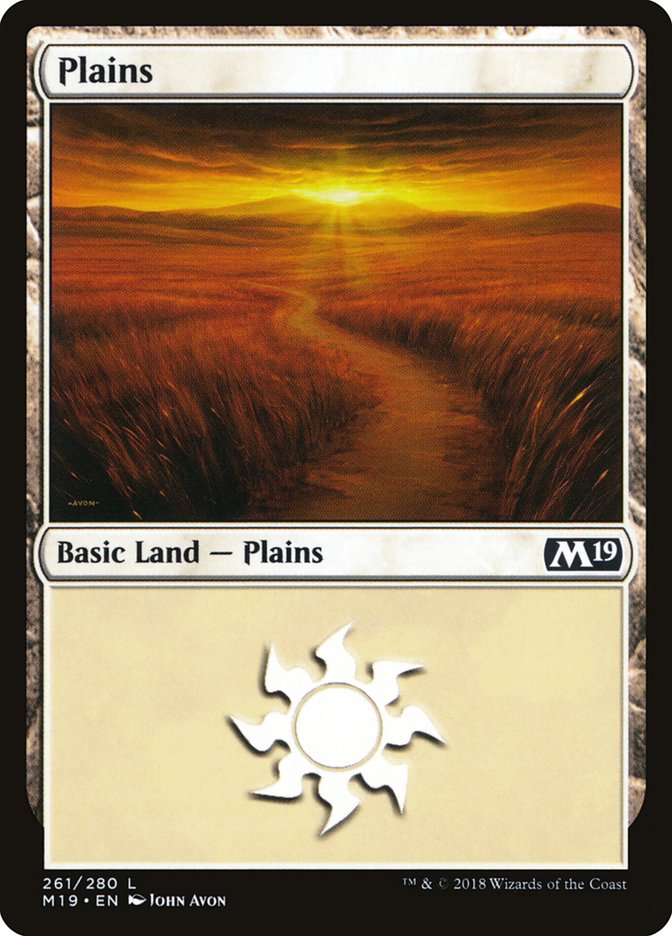 Plains (261) [Core Set 2019] | Empire Gaming NC