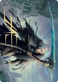 Egon, God of Death Art Card (Gold-Stamped Signature) [Kaldheim: Art Series] | Empire Gaming NC