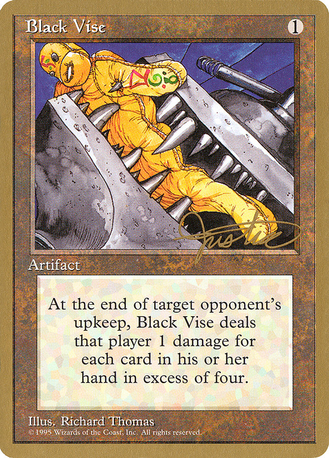 Black Vise (Mark Justice) [Pro Tour Collector Set] | Empire Gaming NC