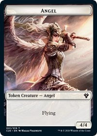 Angel // Elemental (010) Double-sided Token [Commander 2020 Tokens] | Empire Gaming NC