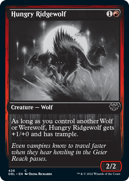 Hungry Ridgewolf [Innistrad: Double Feature] | Empire Gaming NC