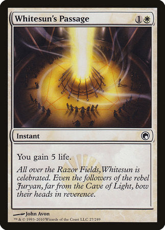 Whitesun's Passage [Scars of Mirrodin] | Empire Gaming NC