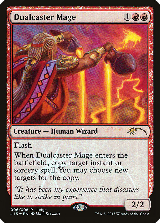 Dualcaster Mage [Judge Gift Cards 2015] | Empire Gaming NC