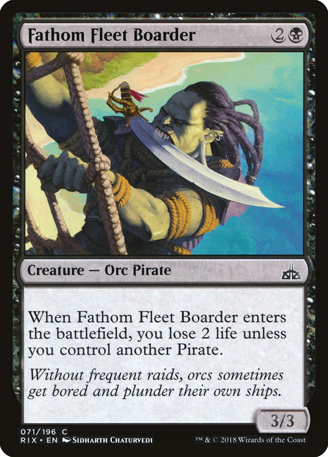 Fathom Fleet Boarder [Rivals of Ixalan] | Empire Gaming NC