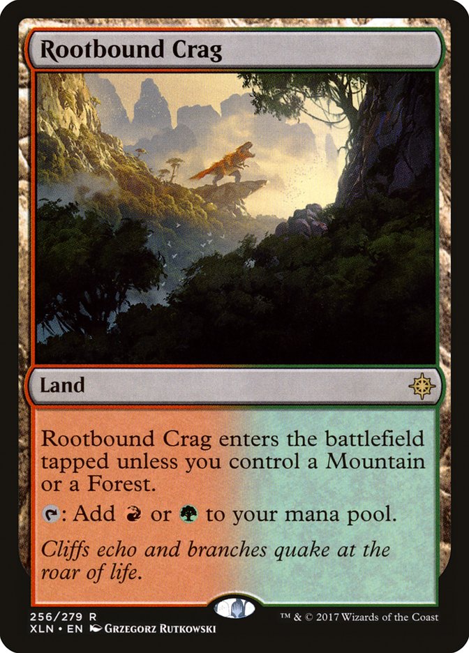 Rootbound Crag [Ixalan] | Empire Gaming NC