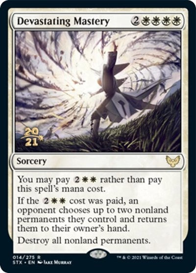 Devastating Mastery [Strixhaven: School of Mages Prerelease Promos] | Empire Gaming NC