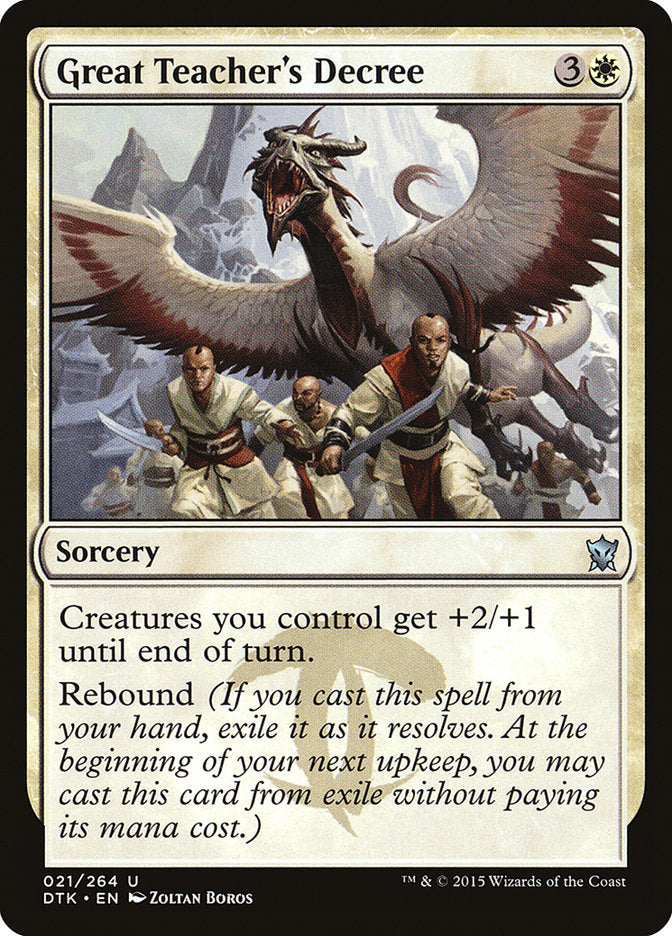 Great Teacher's Decree [Dragons of Tarkir] | Empire Gaming NC