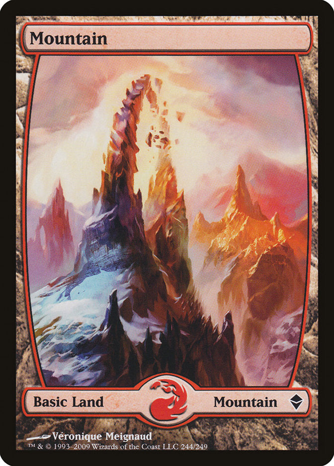 Mountain (244) [Zendikar] | Empire Gaming NC