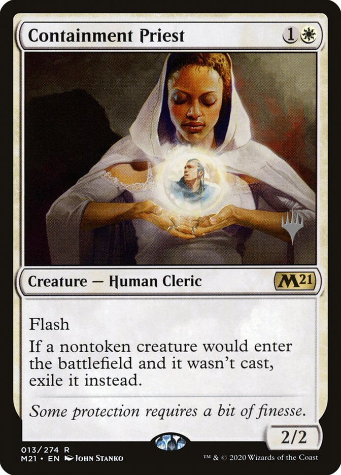 Containment Priest (Promo Pack) [Core Set 2021 Promos] | Empire Gaming NC