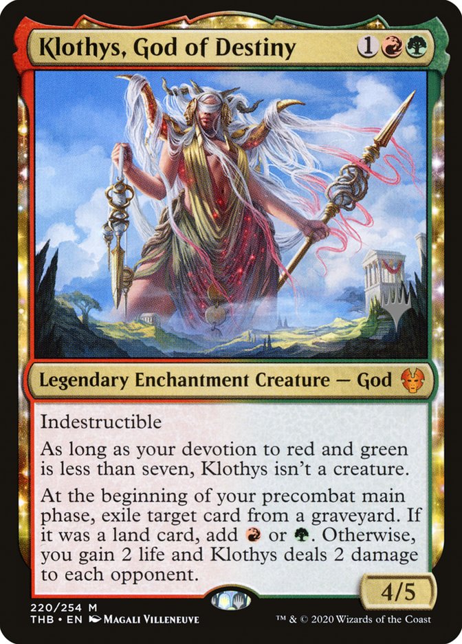 Klothys, God of Destiny (Promo Pack) [Theros Beyond Death Promos] | Empire Gaming NC