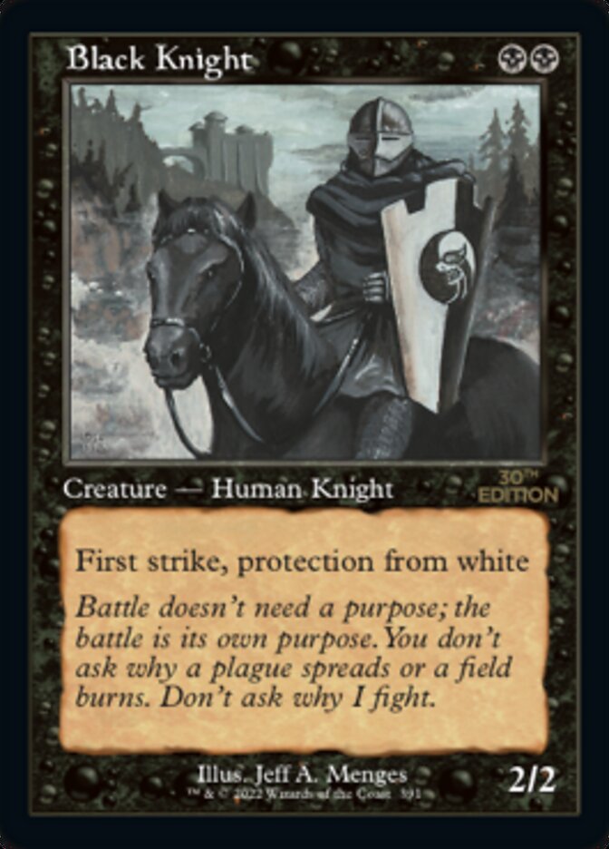 Black Knight (Retro) [30th Anniversary Edition] | Empire Gaming NC