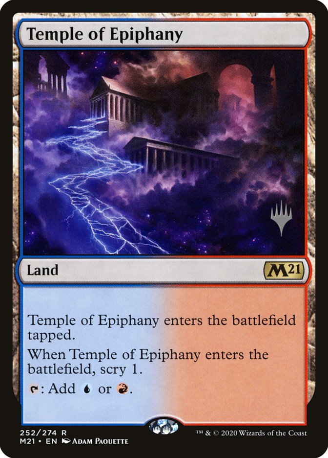 Temple of Epiphany (Promo Pack) [Core Set 2021 Promos] | Empire Gaming NC