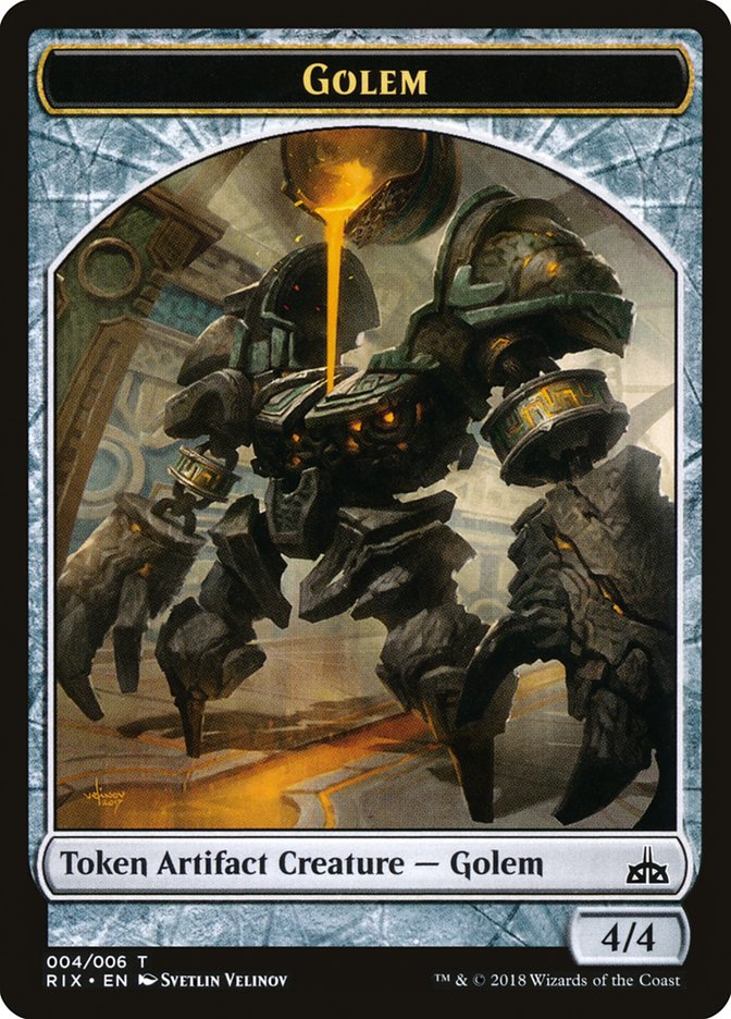 Golem [Rivals of Ixalan Tokens] | Empire Gaming NC