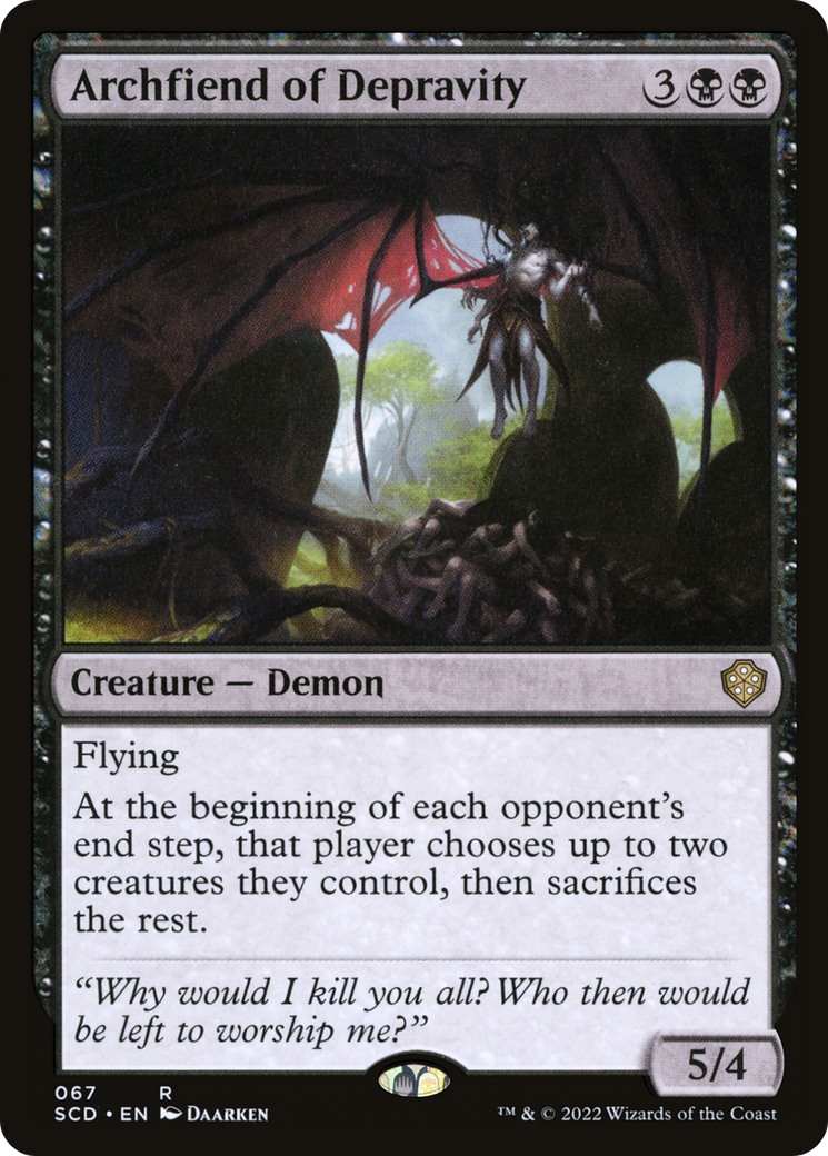 Archfiend of Depravity [Starter Commander Decks] | Empire Gaming NC