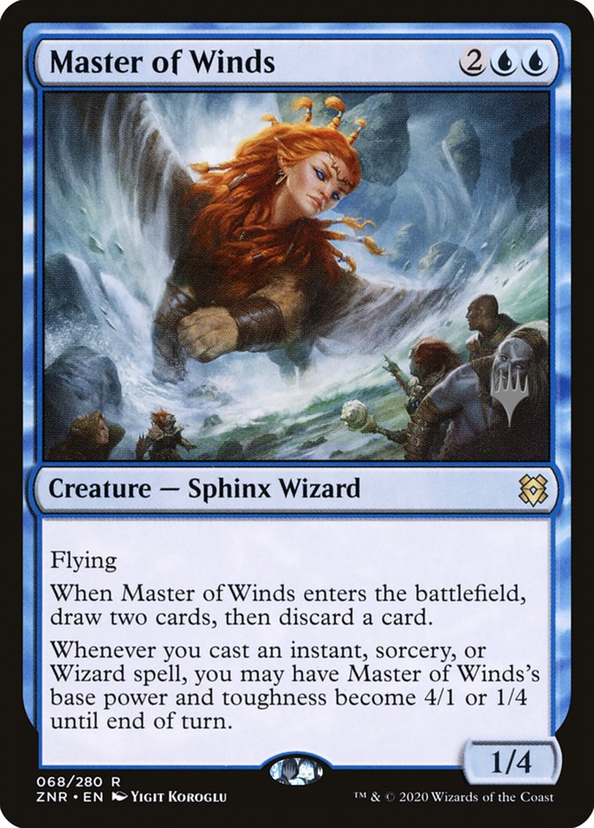 Master of Winds (Promo Pack) [Zendikar Rising Promos] | Empire Gaming NC