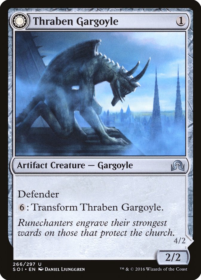 Thraben Gargoyle // Stonewing Antagonizer [Shadows over Innistrad] | Empire Gaming NC