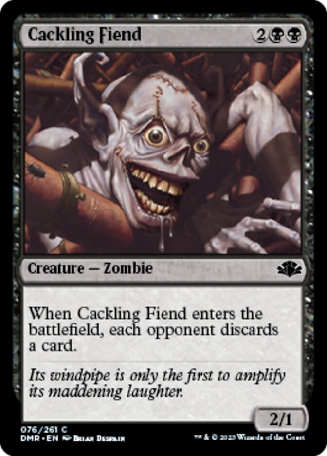 Cackling Fiend [Dominaria Remastered] | Empire Gaming NC